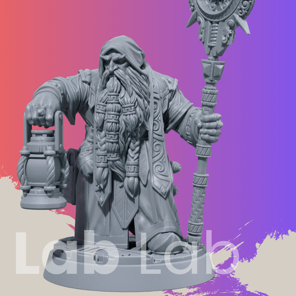 ฟิกเกอร์ Dungdungkids Dragons Game RPG Miniature Draugmaster