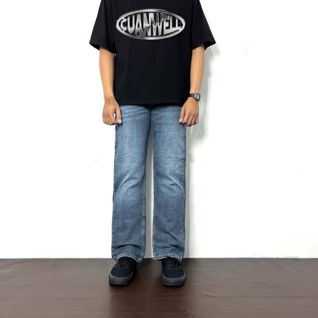 Cuanwell - LPZZZ SIGNATURE BLUE JEANS STRAIGHT (IN9)