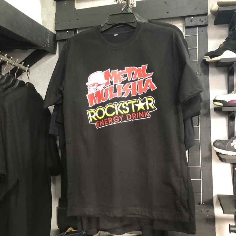 KATUN ใหม่ ใหม่ ใหม่ || โลหะ Mulisha Rockstar Energy Drinks Tshirt 30s ผ้าฝ้ายหวีวัสดุ || ไซส์ SML X