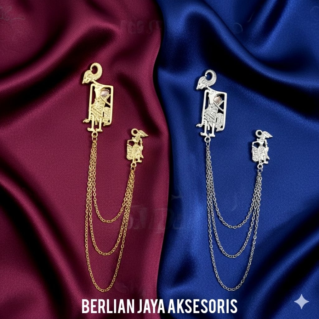 Janggan เข็มกลัด/โซ่ kebaya เข็มกลัด/เข็มกลัดโซ่/เข็มกลัด Bayang/เข็มกลัด Bus Beskap เข็มกลัด/Jangin