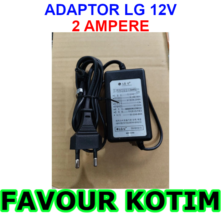DC 12V 12V VOLT 2A 2 A CAMPERE LG POWER SUPPLY FVKOTIM