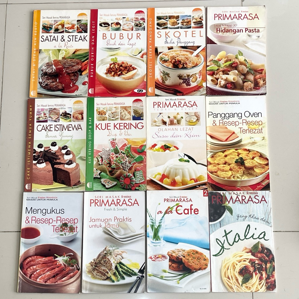 หนังสือ FEMINA PRIMASA COOKING SERIES ดั้งเดิม