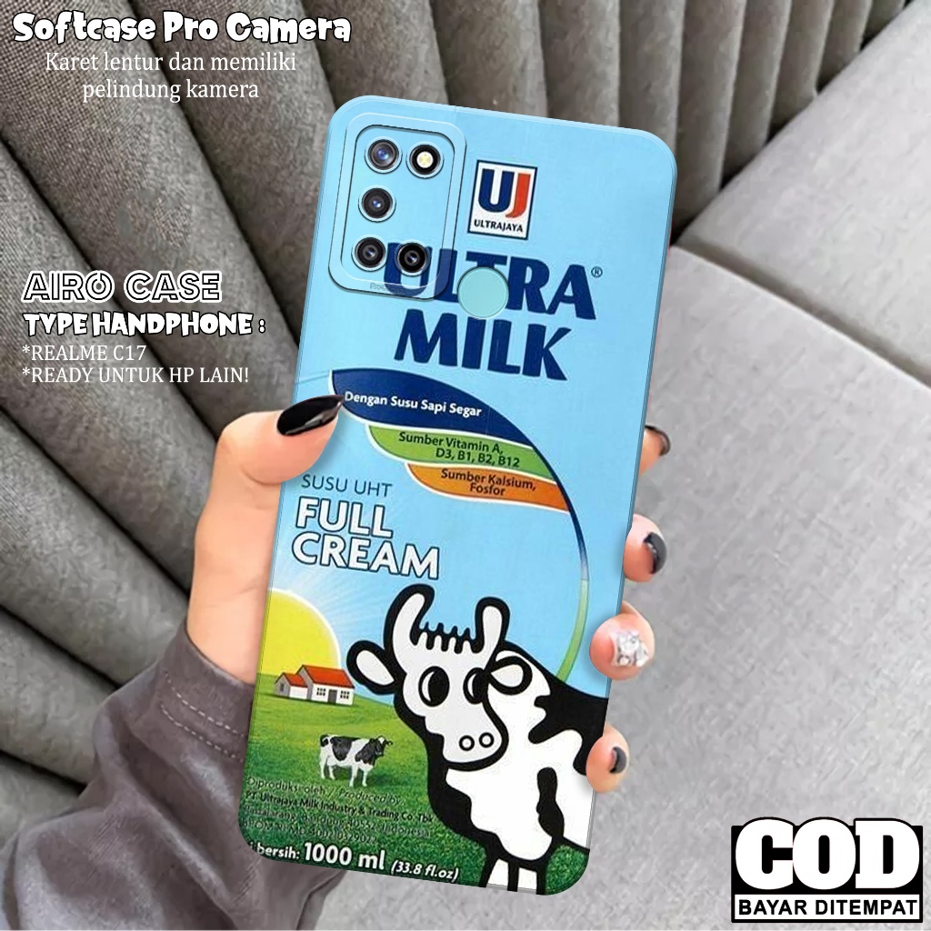 เคส HP REALME C17 - เคสแฟชั่น DRINK - เคส REALME C17 Softcase - เคส Pro - เคส REALME C17 - ตัวป้องกั