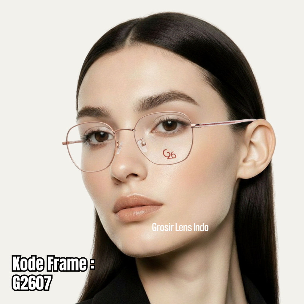 RECOMMENDED EYEGLASS FRAME G26 ดั้งเดิมพร้อมการรับประกัน G2607
