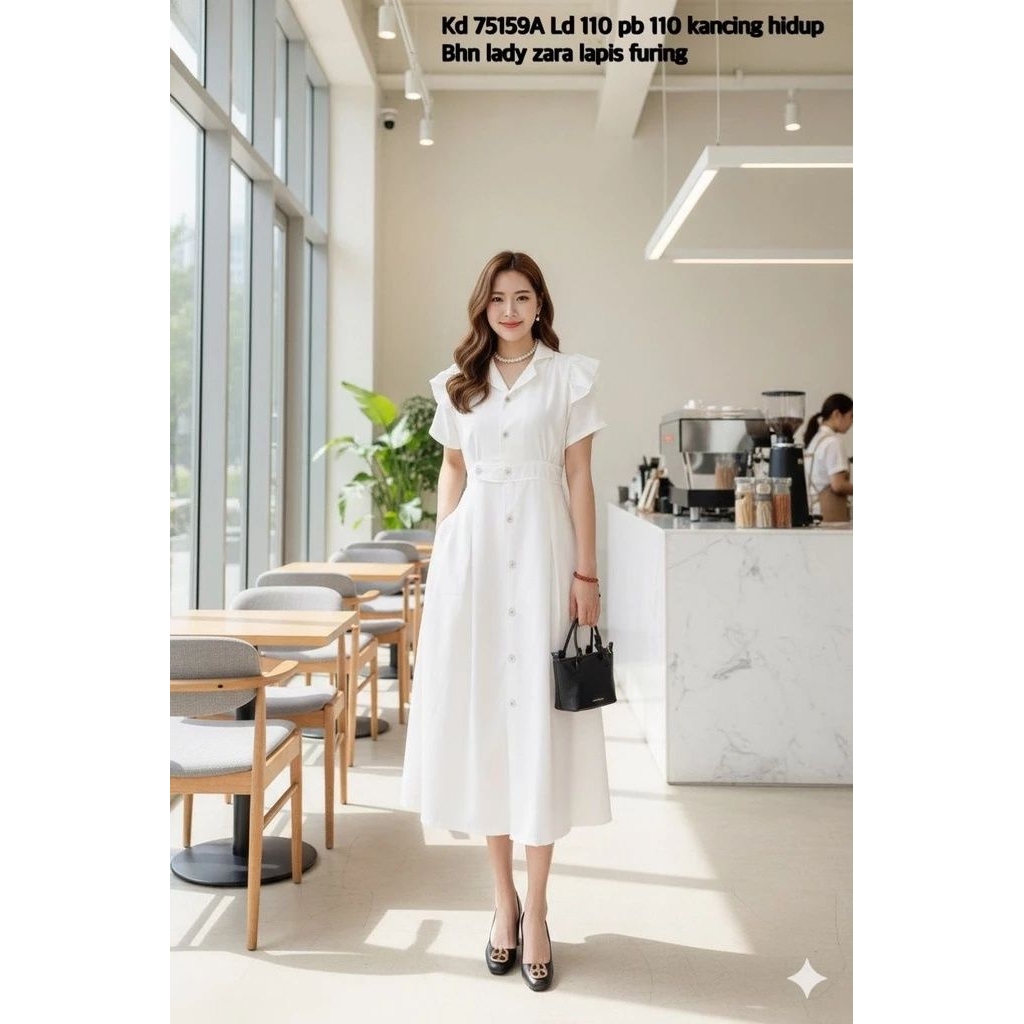 ชุดเดรสรุ่นคริสต์มาส เคดี75159 170,000 อัดละเอียด