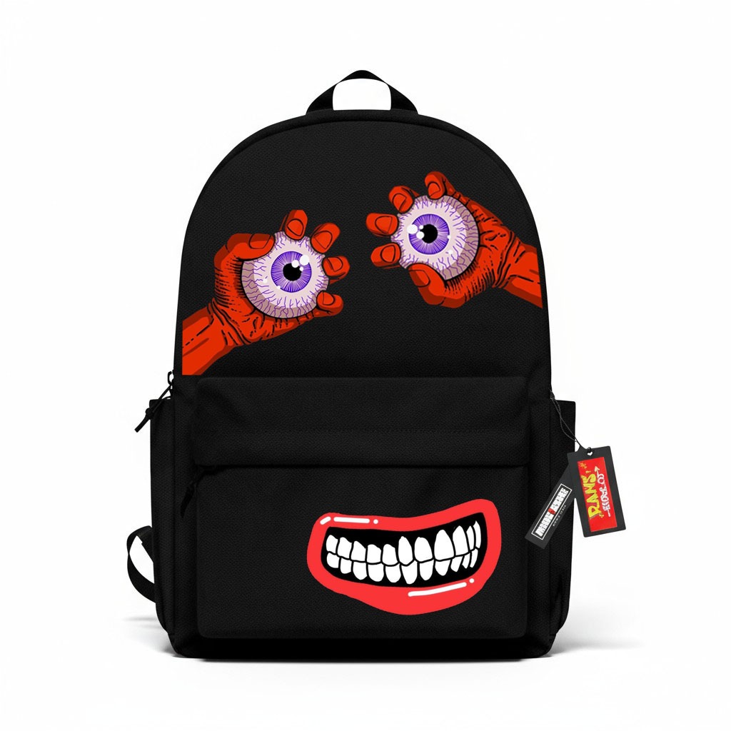 Original Distro Backpack / Cool Unisex Backpack Style 2025 / Cool อินเทรนด์ SMILE Motif Bag
