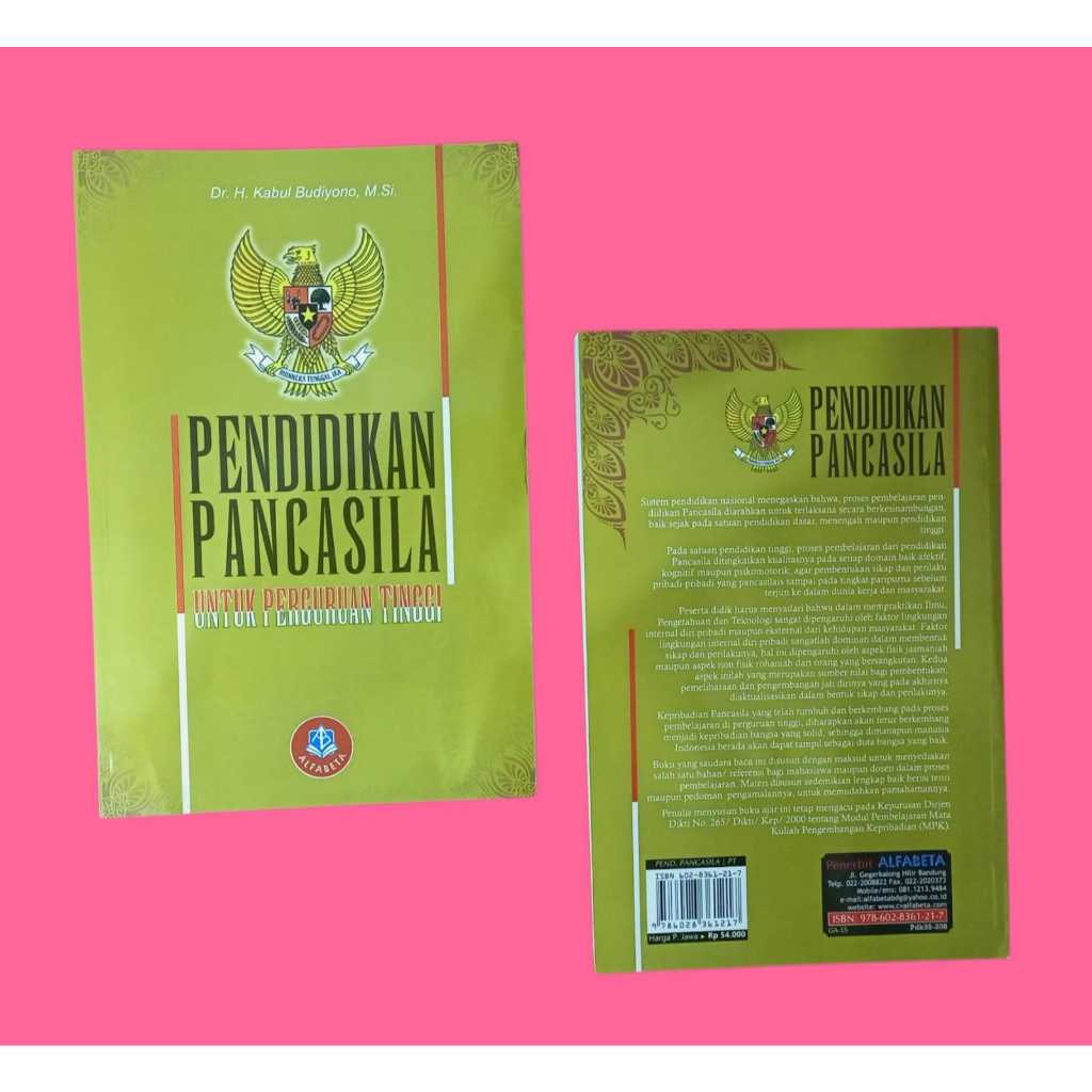 PANCASILA EDUCATION สําหรับ HIGHER EDUCATION ~ ALFABETA