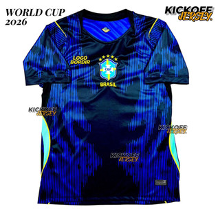 KOLEKSI JERSI WORLD CUP BRAZIL AWAY PIALA DUNIA 2026 2027 NEW SEASON BORDIR