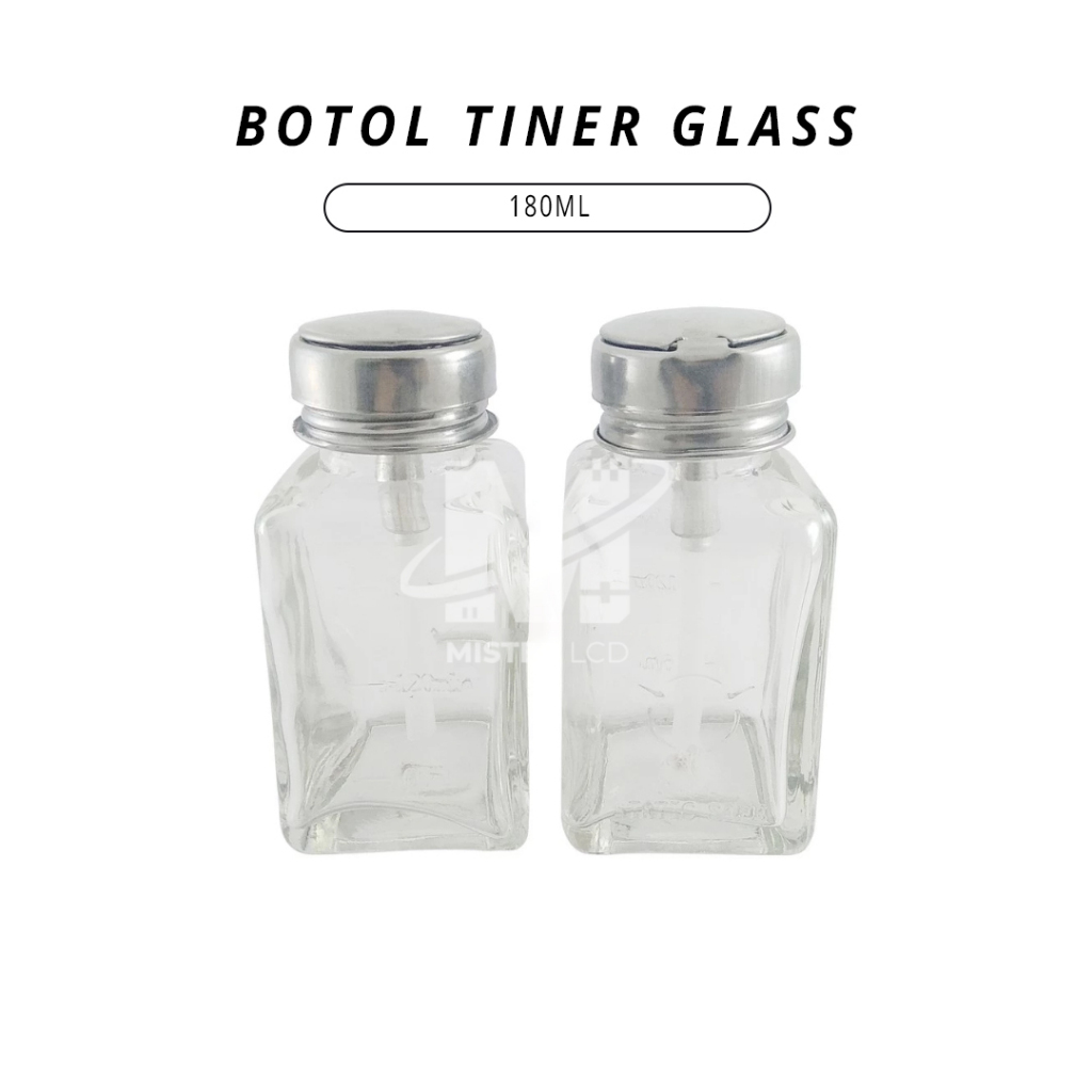 ขวดทินเนอร์แก้ว 180มล