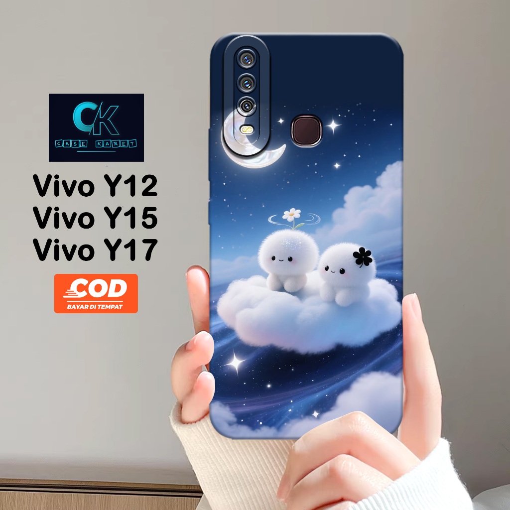 HP เคส Vivo Y12 / Y15 / Y17 ล่าสุด - เคสแฟชั่นการ์ตูน - เคสยาง - เคส Vivo Y12 / Y15 / Y17 - เคส Vivo