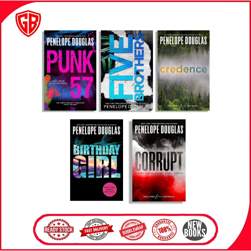 Punk 57 | Five Brothers | Credence | Birthday girl | corrupt by Penelope Douglas