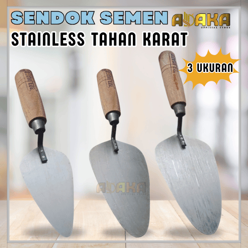 ADIKA CEMENT SPOON / สแตนเลส CEMENT SPOON