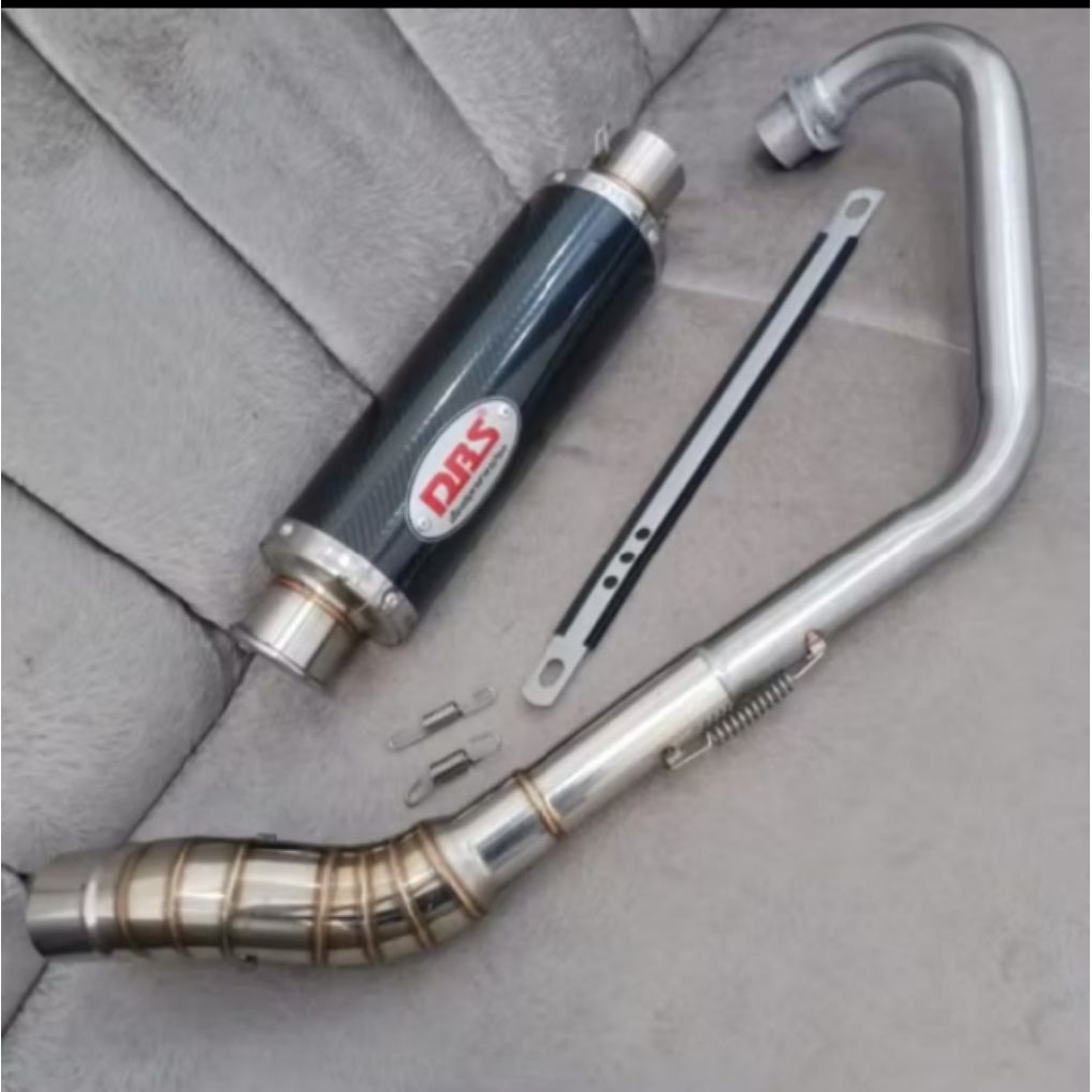 ท่อไอเสีย DBS Carbon สีดํา 51mm FZ150 Raider 150 Snper 135 150 TMX 125 155 150 RS 150 DL 150 Euro 15