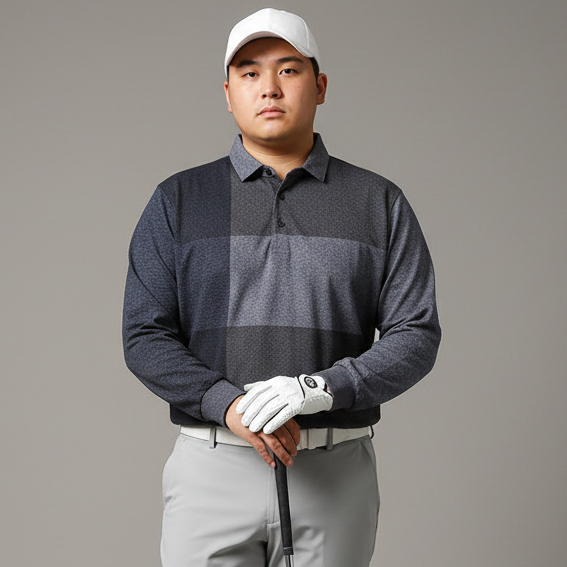 KIMYOUNGJOO KYJ Golf Shirt เสื้อยืดคอปกโปโล Padel Dryfit Tennis Jersey - สําหรับผู้ชาย