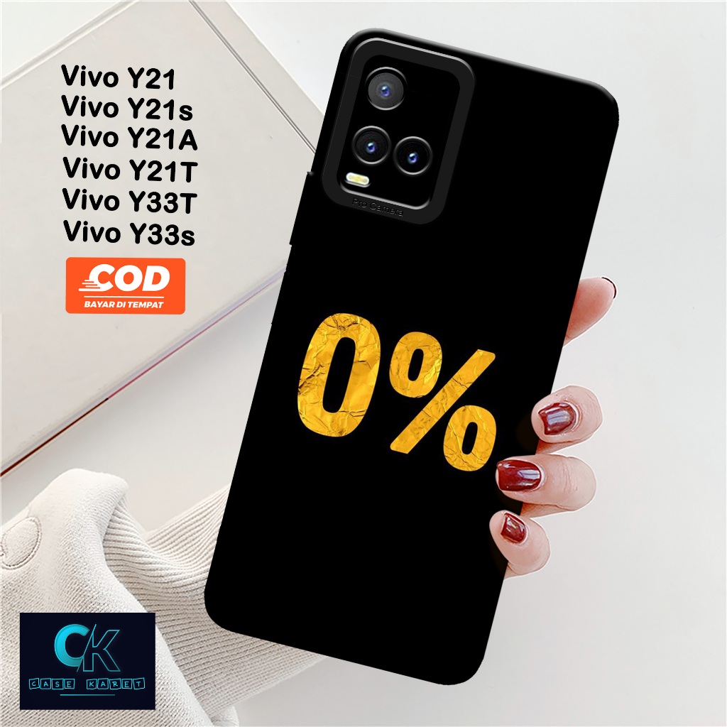 HP ล่าสุด Vivo Y21 / Y21s / Y21A / Y21T / Y33T / Y33s Case - เคสคําแฟชั่น - เคสยาง - เคสโทรศัพท์ Viv