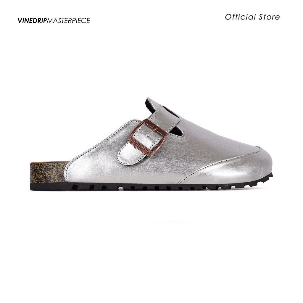 Vinedripmasterpiece - Fresco Argentum Clogs - รองเท้าแตะสําหรับบุรุษและสตรี