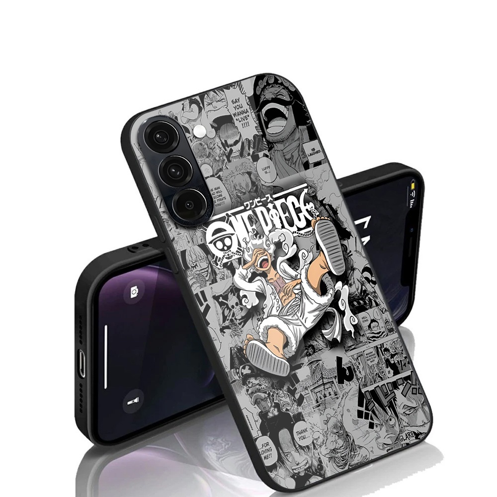 [M04] Samsung A56 Glass Glitter Softcase - เคส Samsung A56 Glossy - เคสกระจก Samsung A56