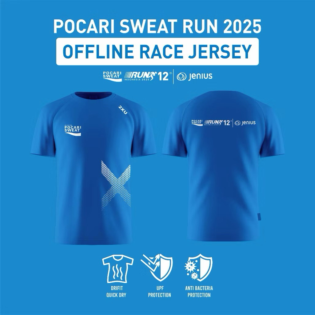 LATEST POCARI SWEAT VIRTUAL และ OFFLINE RUNNING JERSEY 2025