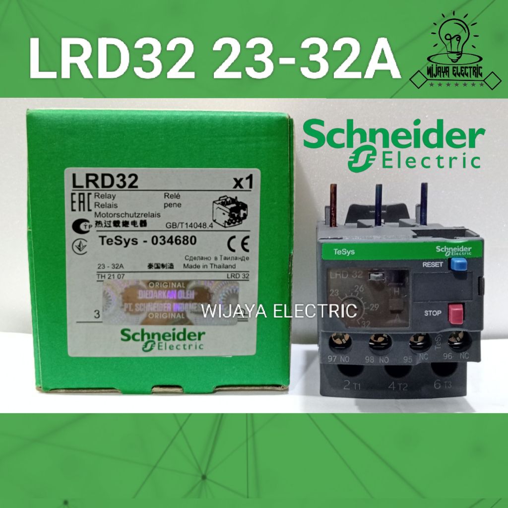 โอเวอร์โหลดความร้อน LRD32 LRD 32 23-32a Schnder