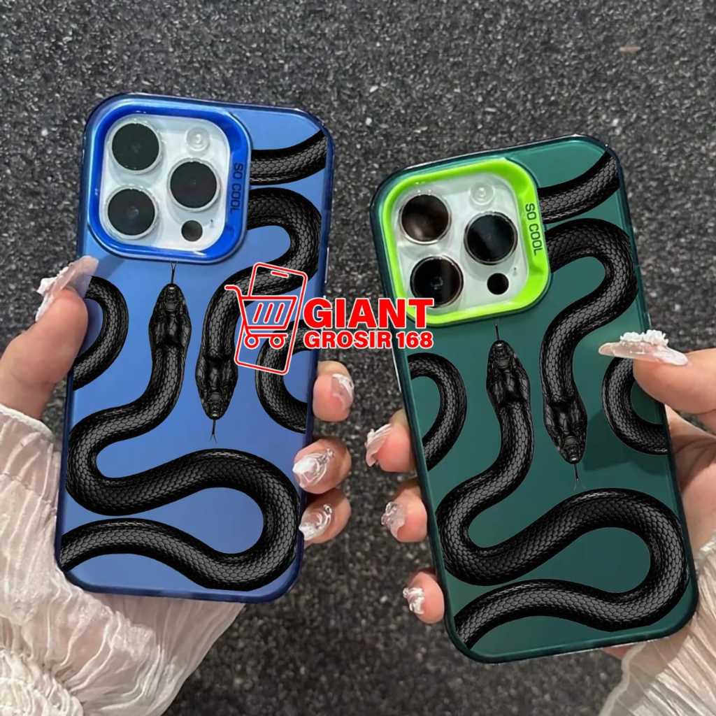 Oppo A6 Pro Case Image the black snake Case IMD Color Hologram