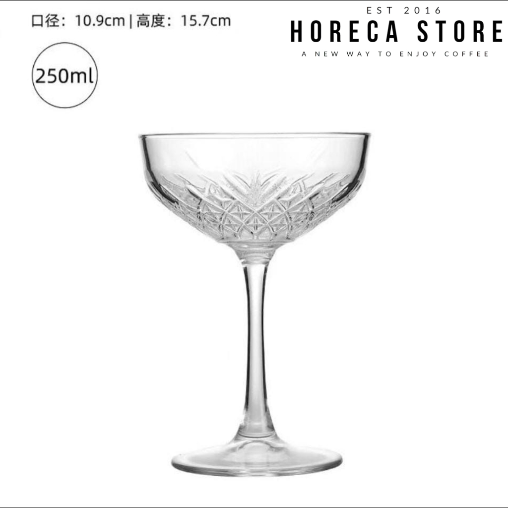 Coupe Glass Motif 250ml - แก้วไวน์