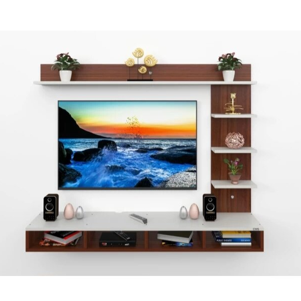 Minimalist Wall TV ชั้นวางเฟอร์นิเจอร์ตกแต่งสําหรับ 32-43 นิ้วทีวี 120X20X110 Wall TV ตาราง
