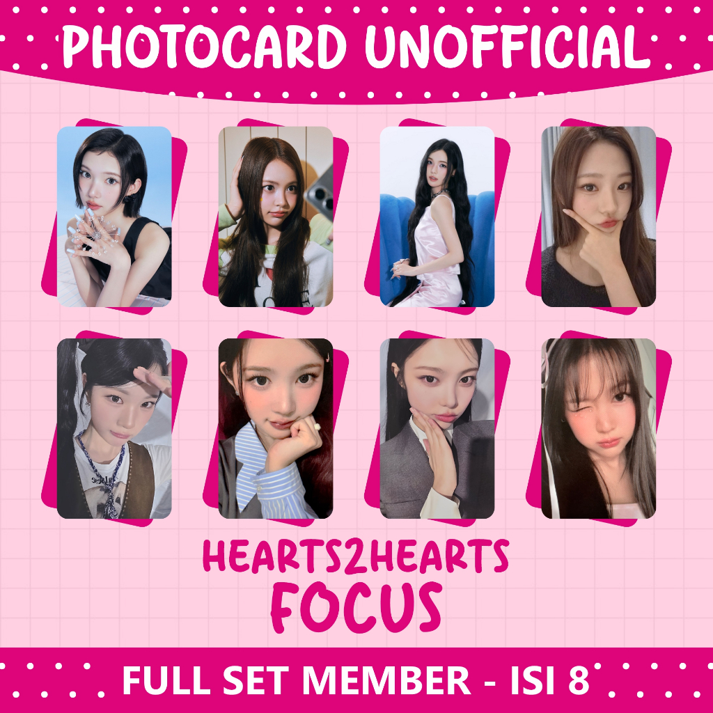 UNOFFICIAL PHOTOCARD [HEARTS2HEARTS - FOCUS]