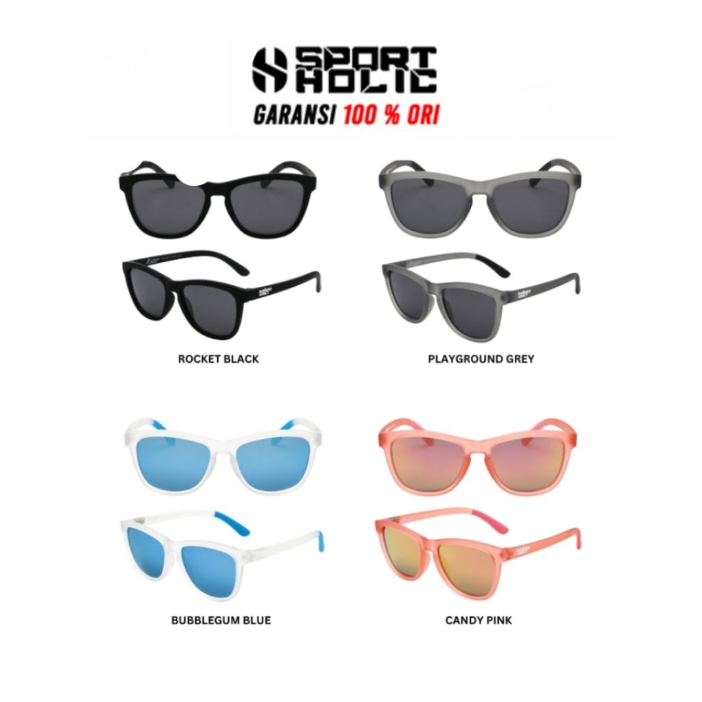 HLSPORT RUNNING ADDICT KIDS RUNNING GLASSES ต้นฉบับ 100%