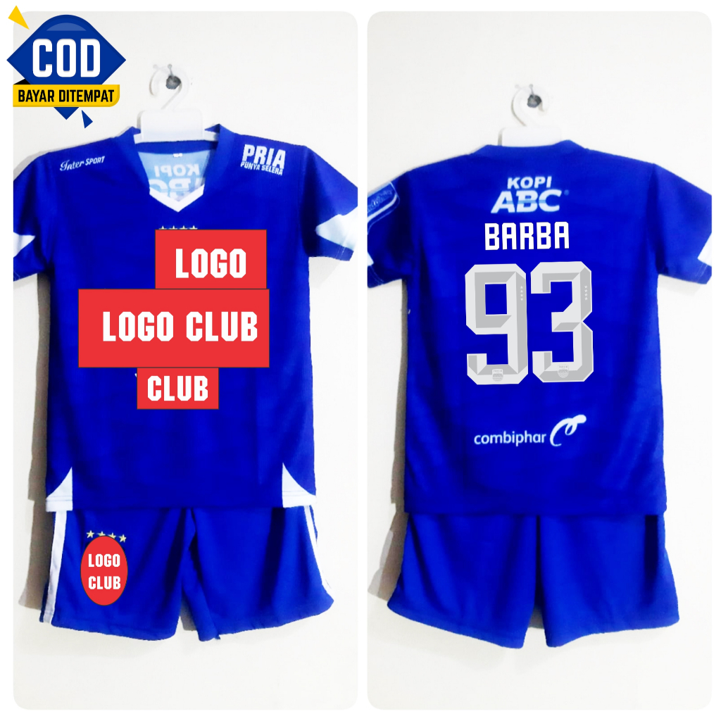PERSIB BARBA FOUR-STAR KIDS เสื้อฟุตบอล / LAST PERSIB CIRO THREE-STAR KIDS เสื้อฟุตบอลชุด / เสื้อฟุต