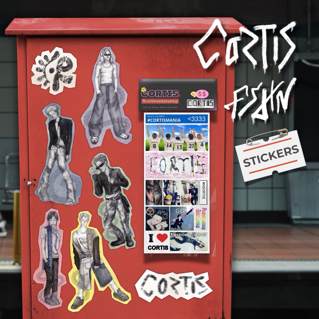 CORTIS FSHN STICKER SET & SHEET โดย Warung Kami