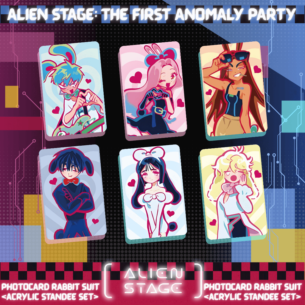 เกม • โฟโต้การ์ดเวที ALIEEN | <THE FIRST ANOMALY PARTY // VIVINOS> | LAMINATED/GLOSSY DOUBLE-SIDED