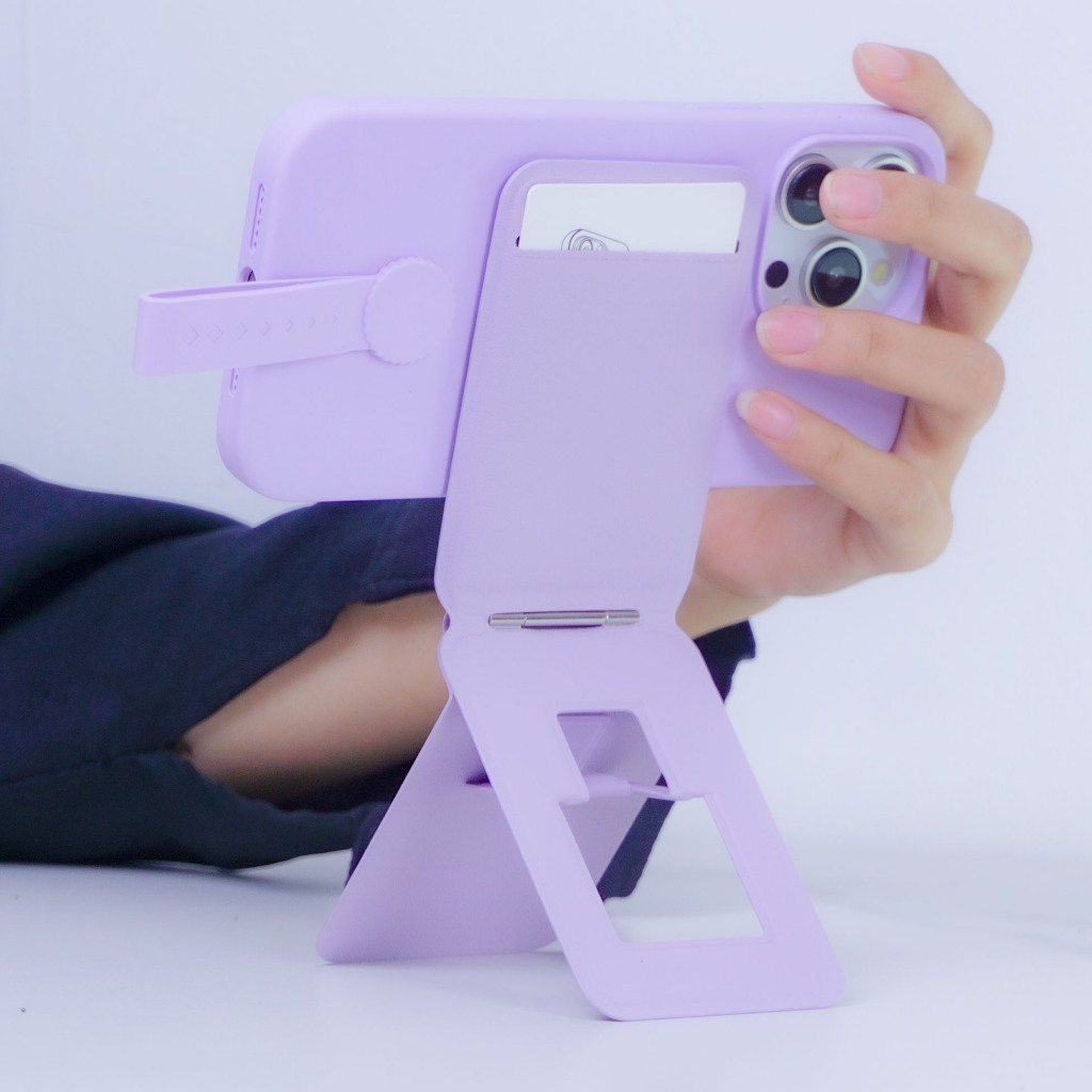 ONESOS Wallet Magsafe Stand Magnetic Card Holder MagSafe Wallet Leather / Leather Card Holder Wallet