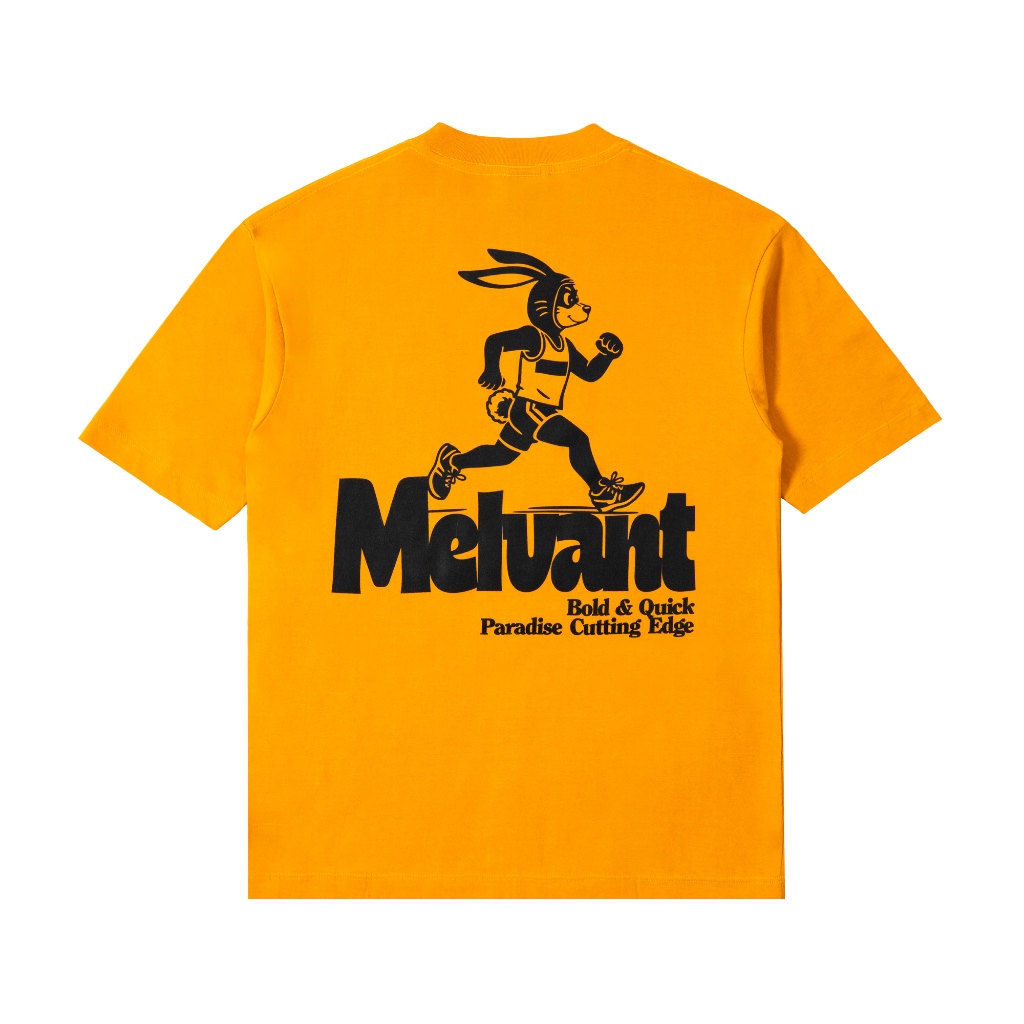 Melvant - MTS Hare เสื้อยืดสีเหลือง | เสื้อยืดผู้ชาย / เสื้อยืดผ้าคอตตอน