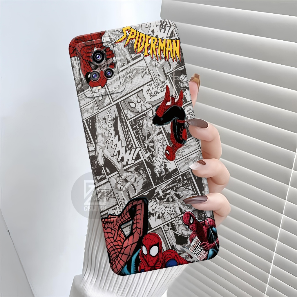 Softcase Hp Vivo V20 4G แฟชั่นกรณี Spiderman กรณี Vivo V20 4G ซิลิโคน Tpu Pro กล้อง Kesing Vivo V20 