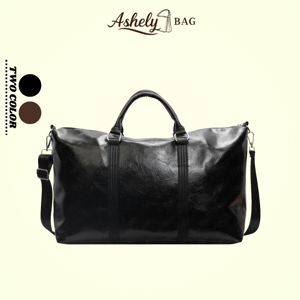 ASHELYBAG Fitness Gym Bag กระเป๋าเดินทาง กระเป๋ากีฬากันน้ํา กระเป๋า Unisex