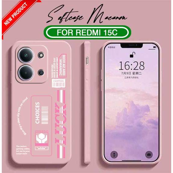 [UV36] Softcase Square Luck For REDMI 15C - CASE - CUTE CASE