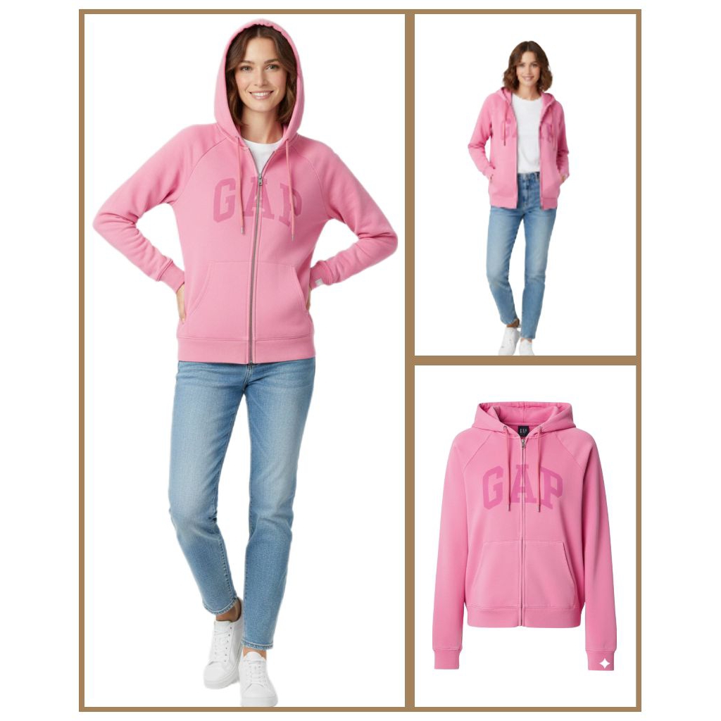 GAP Hoodie เสื้อกันหนาวซิปเต็ม