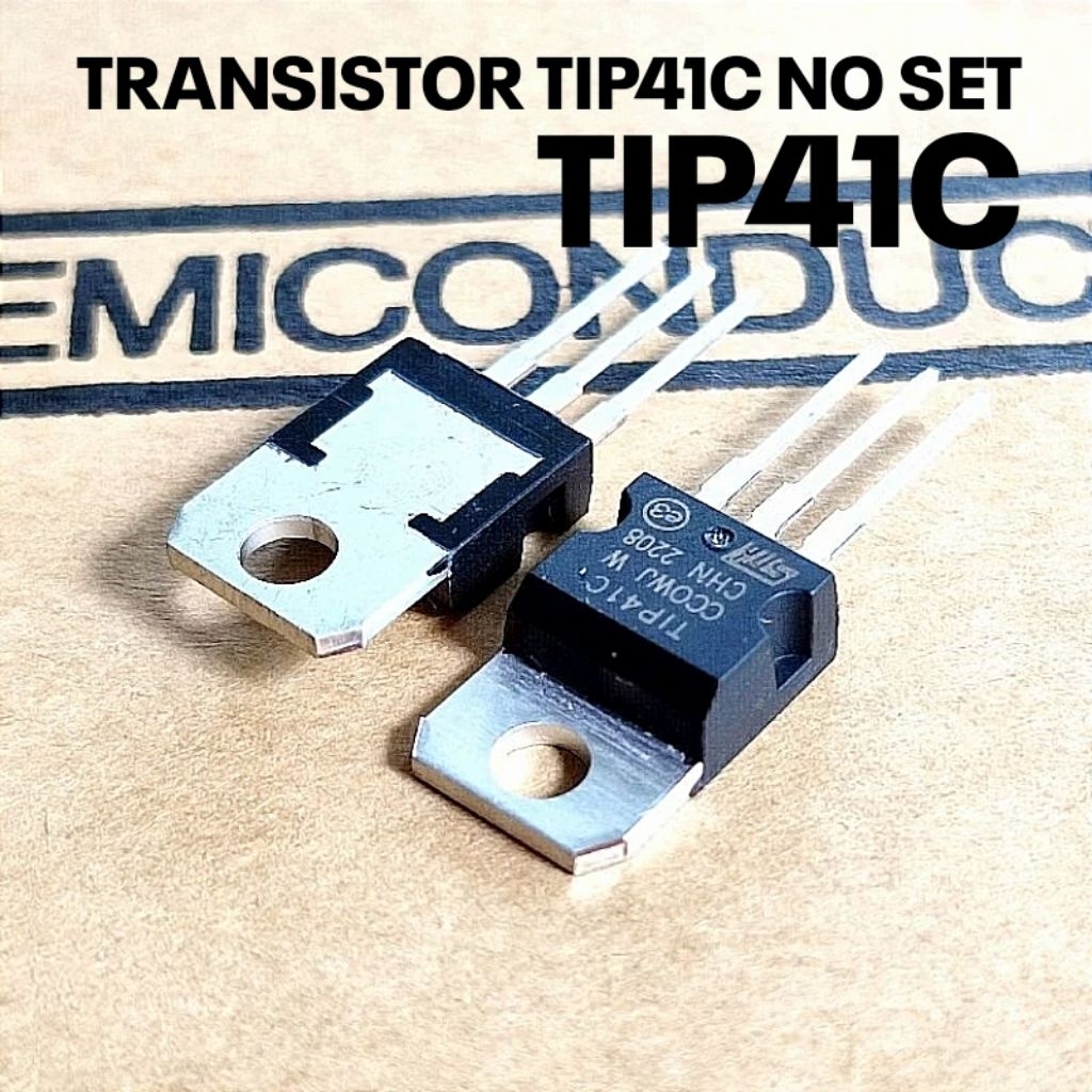 (1 ชิ้น) ทรานซิสเตอร์ TIP41C TIP41 C TIP 41 C ST SUPER NO SET