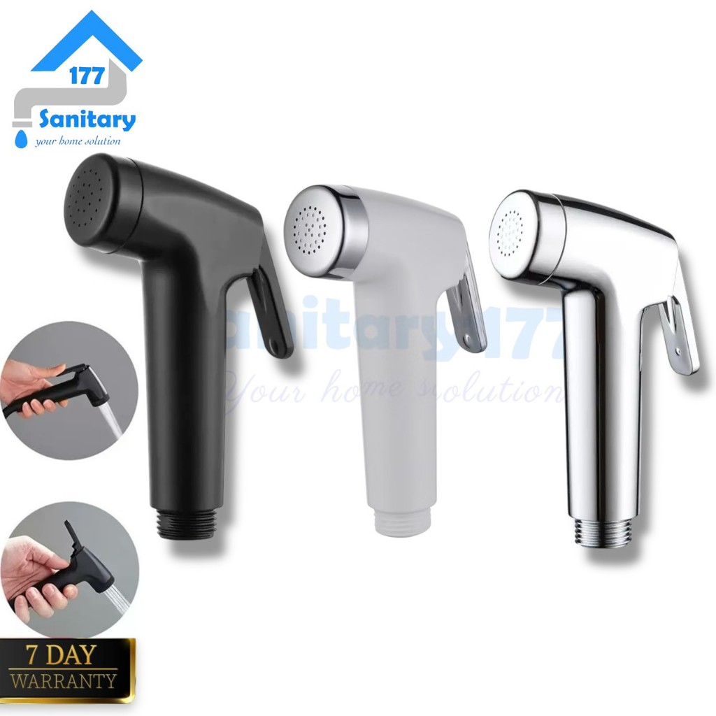 Variation of 2in1 BLACK White Chrome MToto Bidet Shower HEAD - หัวฝักบัวจัมโบ้สไตล์มินิมอล เครื่องพ่