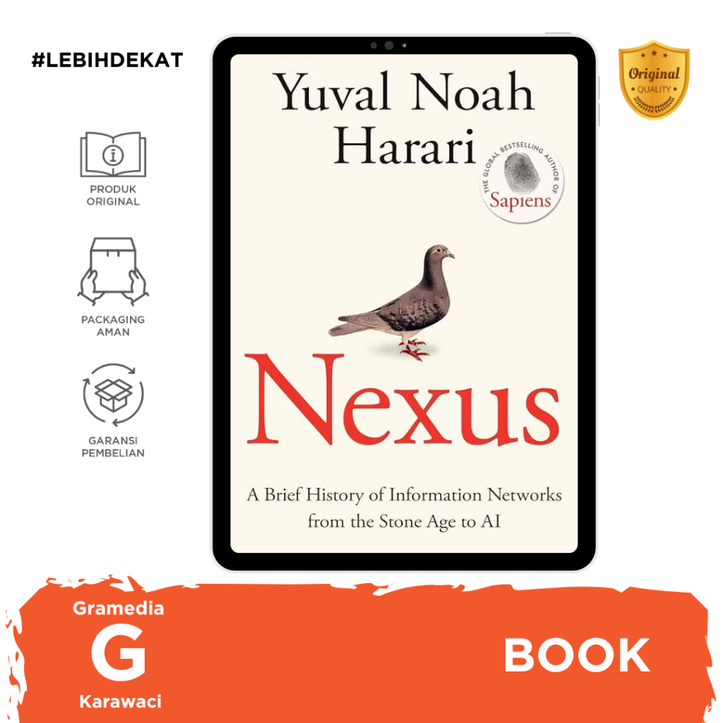 Gramedia Karawaci - Nexus : เครือข่ายข้อมูลประวัติย่อจากยุค Stone เป็น AI