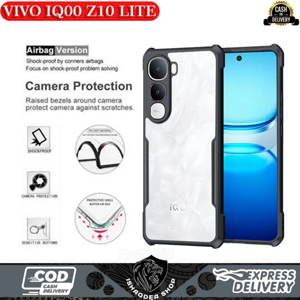 เคส Sundd VIVO IQOO Z10 LITE Z10R 5G Hardcase กันกระแทกเกราะโปร่งใส
