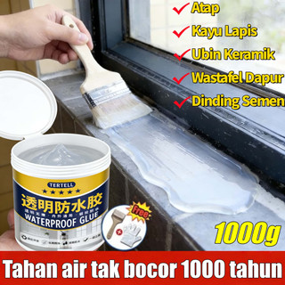 Lem Anti Bocor Dan Rembes   1000g Lem Transparan Anti Bocor Lem Atap Rumah Anti Bocor Super Kuat Tembok Lantai Kolam Waterproof