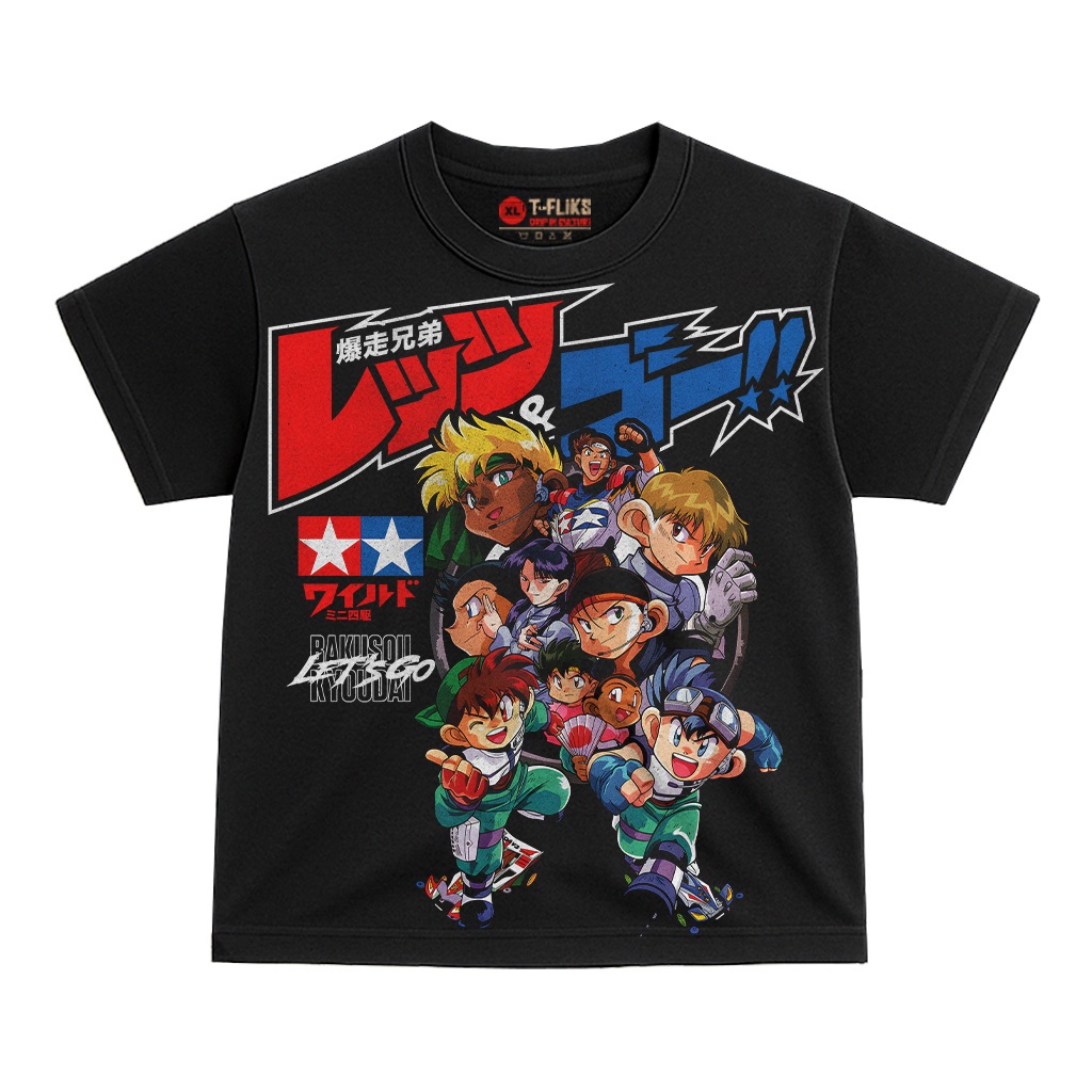 B4KUS0UU KY000UD4I L3TS & G0000 CARTOON FILM TSHIRT OVERSIZE UNISEX BLACK - TFIKS