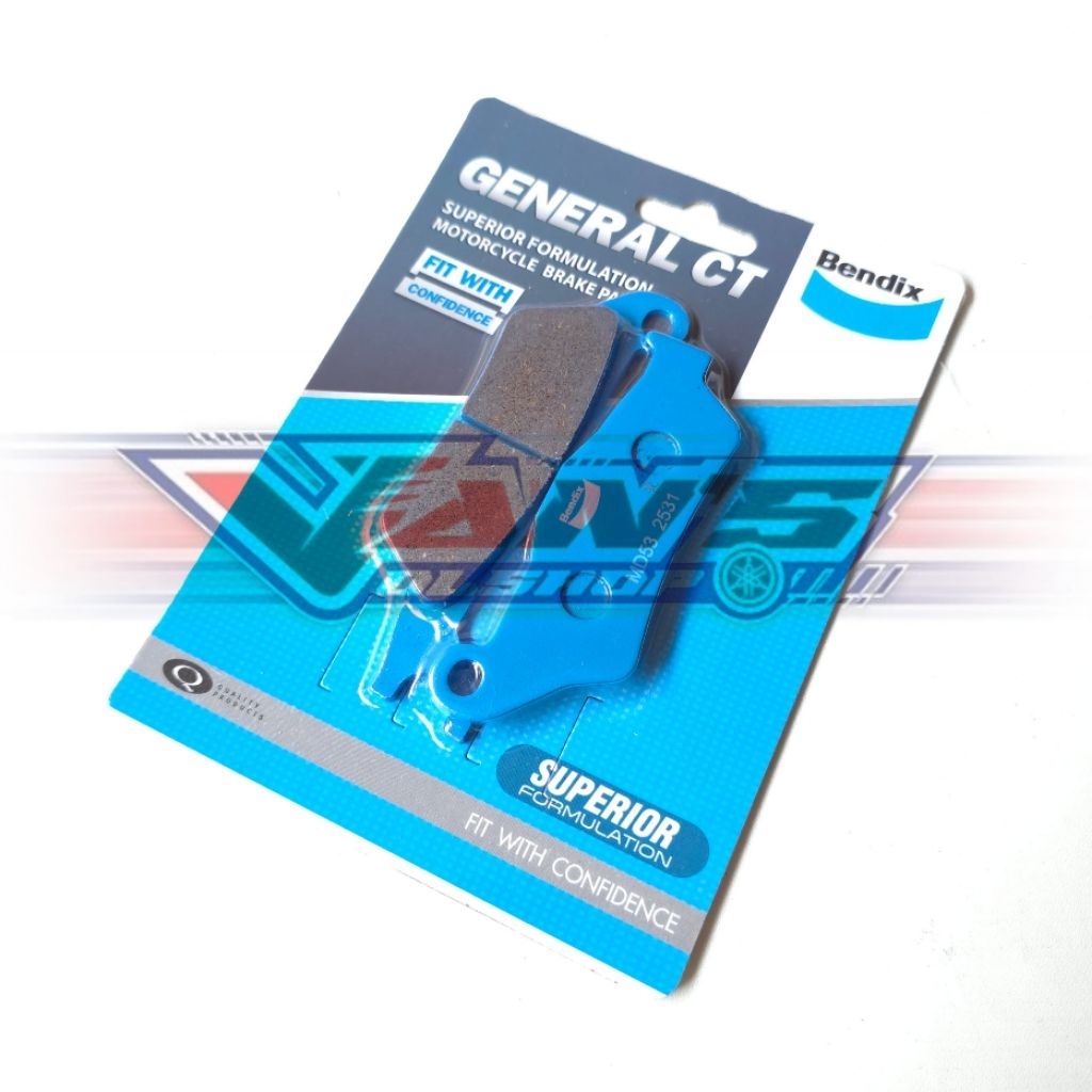 ผ้าเบรค Bendix GSX-R 150 GSX R150 แท้-หลัง