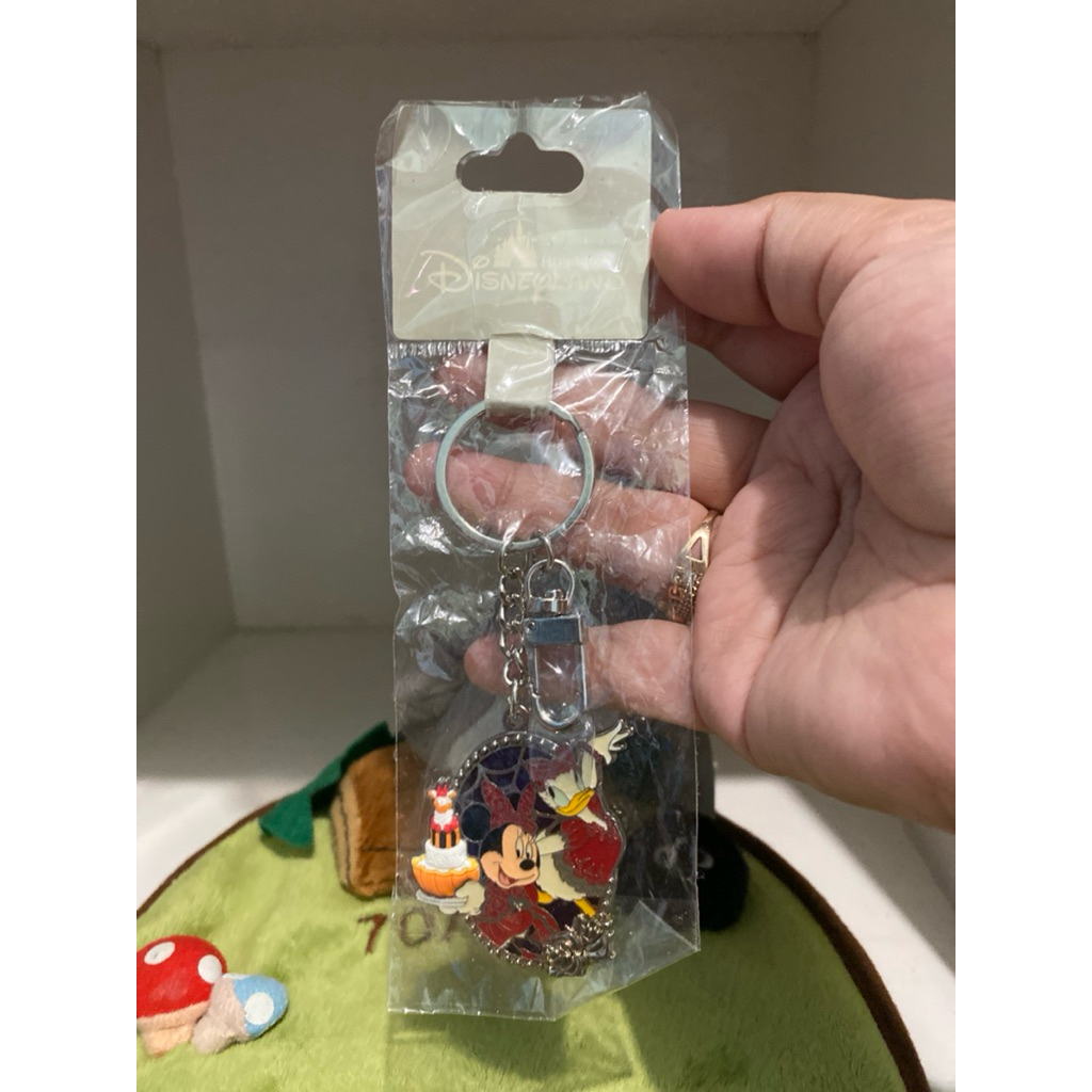 DISNEY GANTUNGAN Mickey Mouse Minnie Mouse Deasy Duck พวงกุญแจต้นฉบับดิสนีย์แลนด์