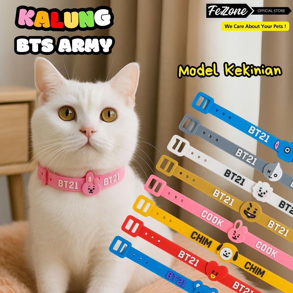 Bts สร้อยคอแมว BT21 FEZONE