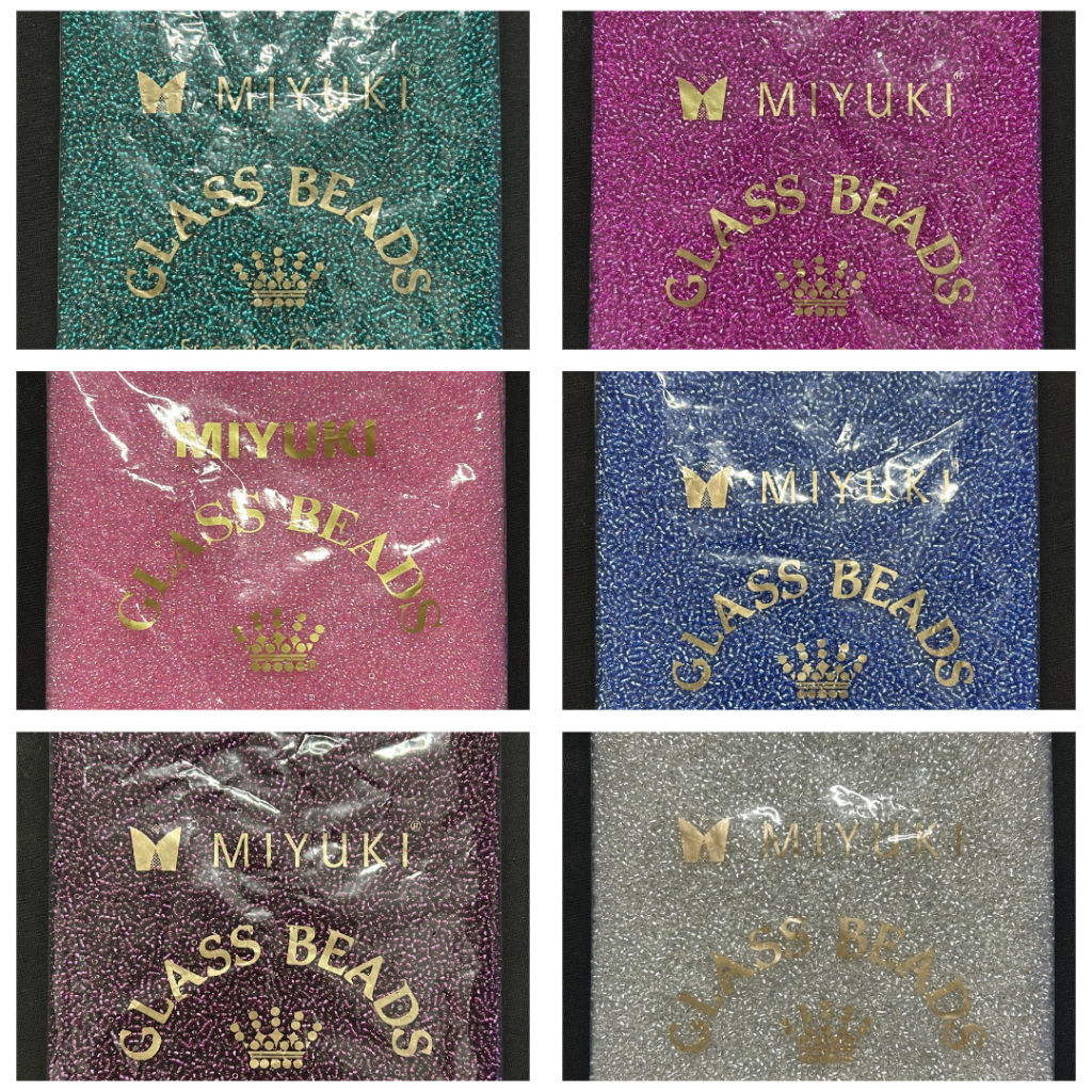 @25GRAM SAND SEQUINS & COLORED BROKEN MIYUKI ยี่ห้อ 11/0 - 12/0