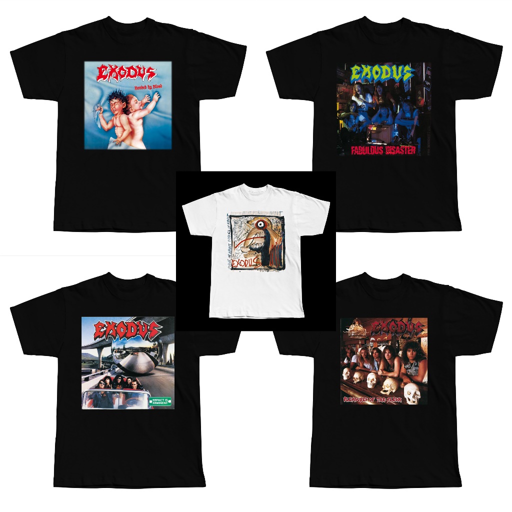 เสื้อยืด Exodus - ขายเสื้อยืด EXODUS BAND ROCK - (CUSTOMIZED)