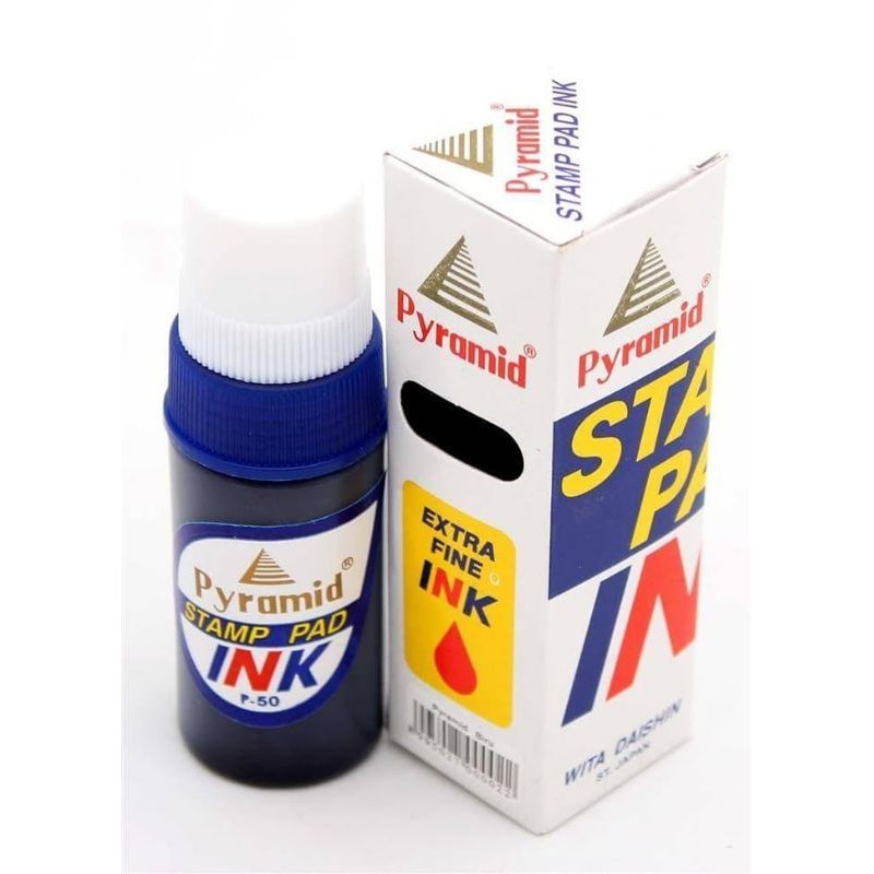 Pyramid Stamp Pad Ink Refill / Pyramid Stamp Pad Ink 50cc 5 สี Cap Ink Refill