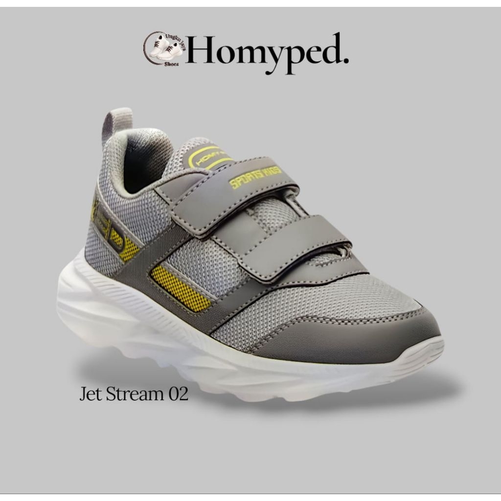 HOMYPED JET STREAM 02 รองเท้าผ้าใบเด็ก AVAILABLE SZ 31-38 ต้นฉบับใหม่ล่าสุด
